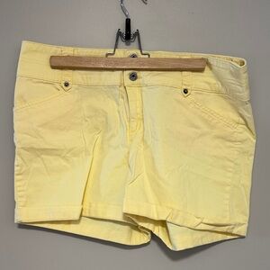 Ricki's Light Yellow Jean Shorts